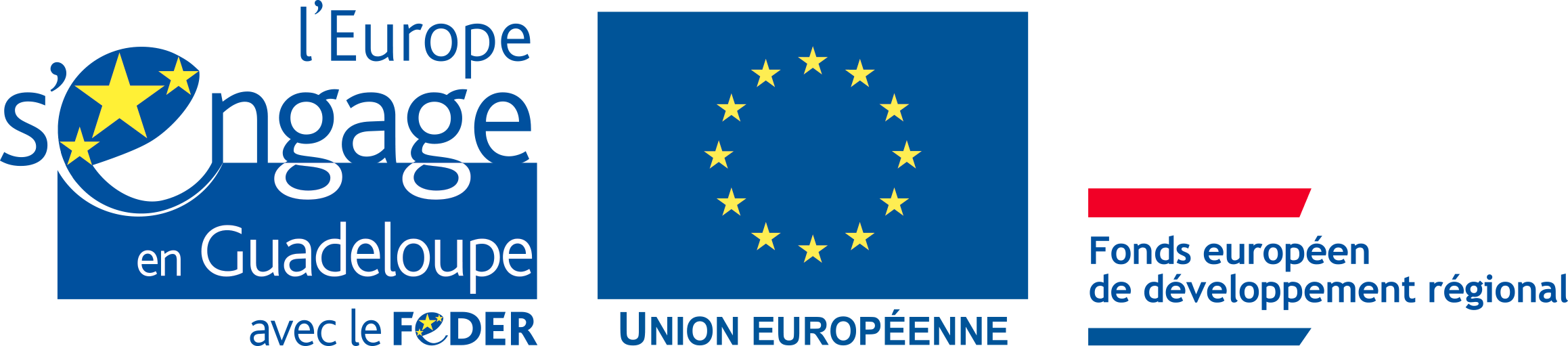 Logo Fonds Europeens Guadeloupe