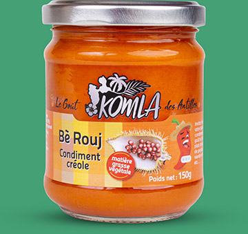 Bè Rouj - KOMLA, Le goût des Antilles
