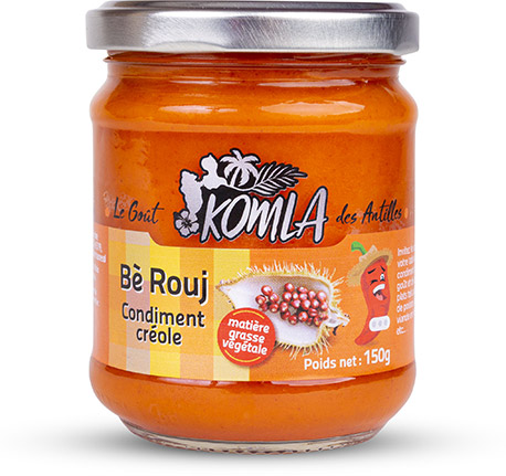 Bè Rouj - KOMLA, Le goût des Antilles