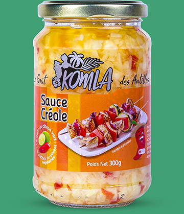 Sauce créole - KOMLA, Le goût des Antilles